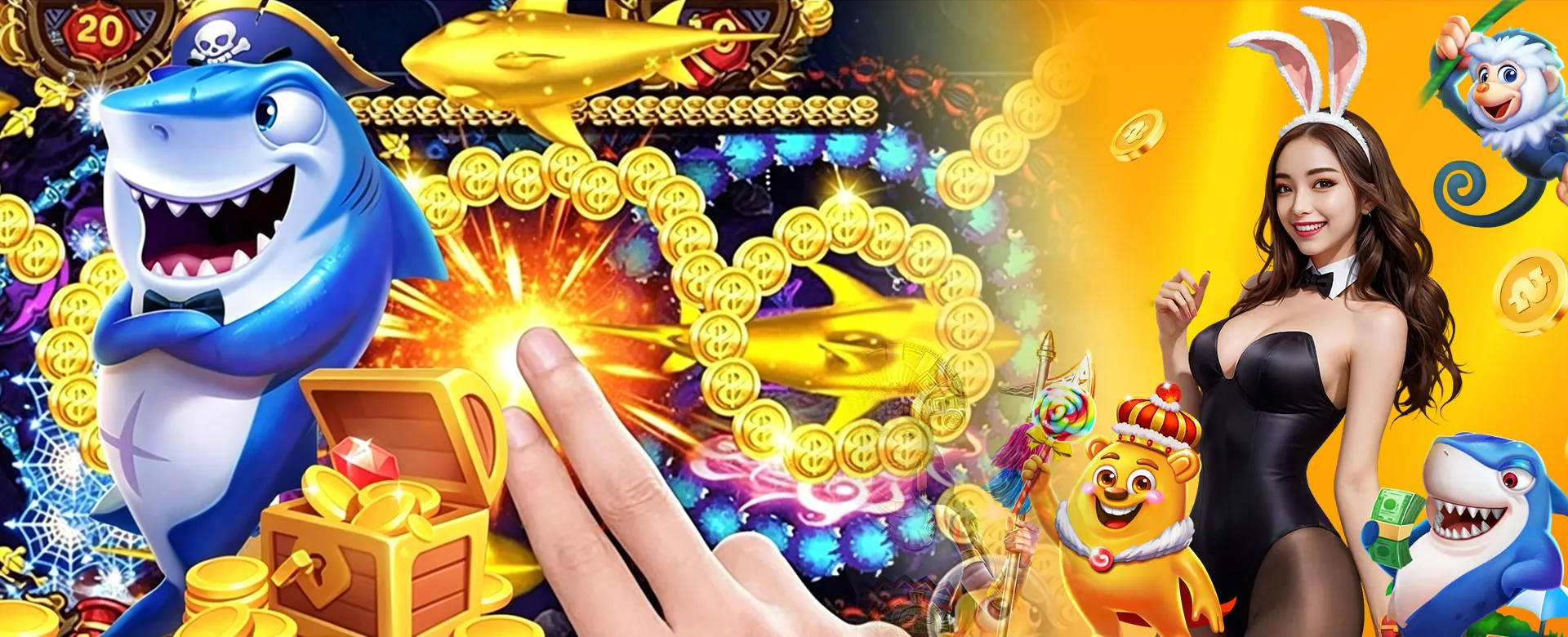 Pile of gold coins and a shiny trophy, symbolizing Lodibet's generous bonuses and VIP rewards